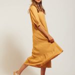 VESTIDO APHRA - mostaza - m