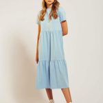 VESTIDO GWEN - celeste - l
