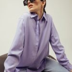 CAMISA REGINE - lavanda - s