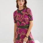 BLUSA HILMA - verde-flower - s