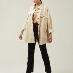 CAMPERA ANTEA - crema - xs-s