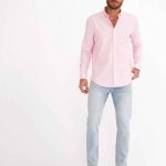 CAMISA REGULAR ALBERTO - rosa - s
