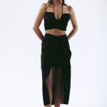 CROP TOP BALU - negro - s