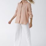 CAMISA LINO REGINE - nude - s