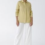 CAMISA LINO REGINE - lima - s