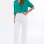 JEAN WIDE ANABELLE - blanco - 24