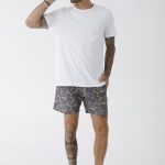 SHORT BAÑO SAID - verde-d-floral - s