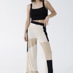 PANTALON TEJIDO GRETA - s - beige