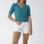 BLUSA TEJIDA ALICE - verde - s
