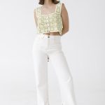 CROP TOP CROCHET ADELA - beige - unico