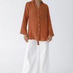 CAMISA ALECIA - naranja - s