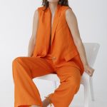 CHALECO JENA - xl - naranja