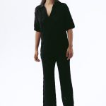 PANTALON TEJIDO ARTY - s - negro