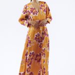 VESTIDO JUSTINE - naranja-flores - xs-s