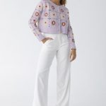 CARDIGAN CROCHET SIERRA - lila - m