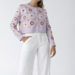 CARDIGAN CROCHET SIERRA - lila - s