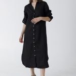 TÚNICA LINO OZAKA - negro - xs-s