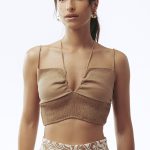 CROP TOP BALU - beige - s