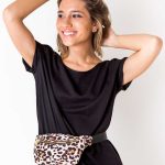 BLUSA MANGA CORTA - negro - l
