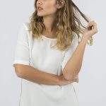 BLUSA M/C GRANADINAS - blanco - l