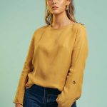 BLUSA HONDURAS - mostaza - s
