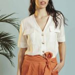 BLUSA DAPHNEE - blanco - m