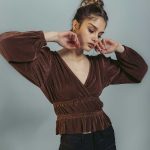 BLUSA M/L DIANA - caoba - l