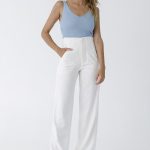 BLUSA TEJIDA KANDA - celeste - s