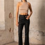CROP TOP TEJIDO DARSHA - beige - l