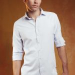 CAMISA M/L JONICA - celeste - l