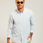 CAMISA BORA - celeste - l