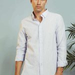 CAMISA BORA - blanco-rayas - m