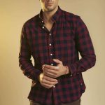 CAMISA M/L BORA - terracota - l