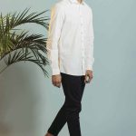 CAMISA M/L ALVAR - blanco - l