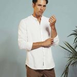CAMISA BAREND - beige - m