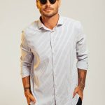 CAMISA TOKIO - celeste - m