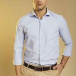 CAMISA M/L NORONHA - celeste - l