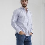 CAMISA DAG - blanco-rayas - s