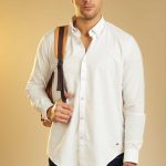 CAMISAS ALBERTO - blanco - l