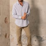 CAMISA REGULAR BUCK - blanco-rayas - xxl