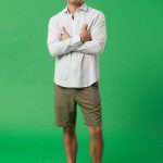 CAMISA SLIM HALTON - blanco-rayas - s