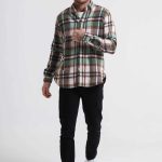 CAMISA SLIM NEVA - verde-cuadros - xl