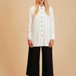 CAMISA M/L MADELYN - blanco - l