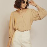 CAMISA KIRA - beige - s