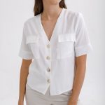 BLUSA DAPHNEE - blanco - s