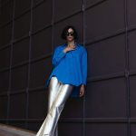 CAMISA POPELINA CASSIE - azul - s