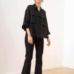 CAMISA CUPRO ORA - negro - s