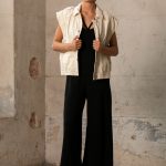 CHALECO JEAN GALA - xs-s - off-white