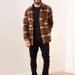 SOBRECAMISA CUADROS SEGOVIA - xxl - tostado