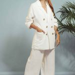 BLAZER ACACIA - blanco - m